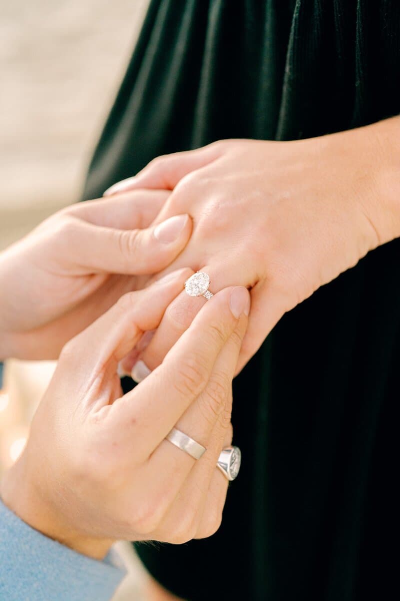 Custom engagement ring by Pacific Jewel Fine